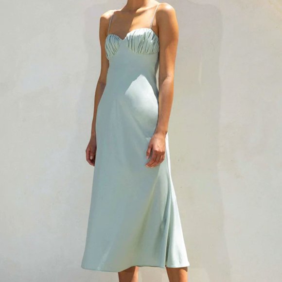 MISHA COLLECTION Midi Mint Dress - Picture 1 of 12